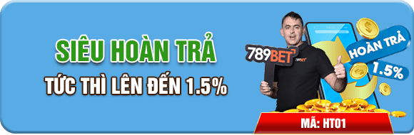 Siêu hoàn trả 1.5% tổng cược mỗi ngày